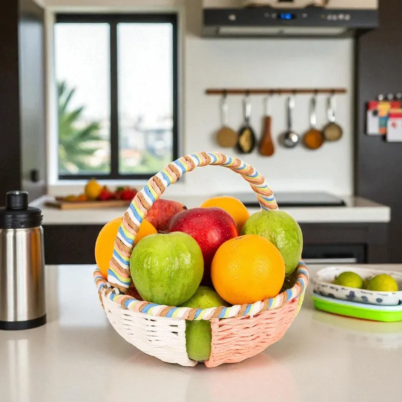 EcoBloom (Raffia,Metal) Fruit Basket media 1