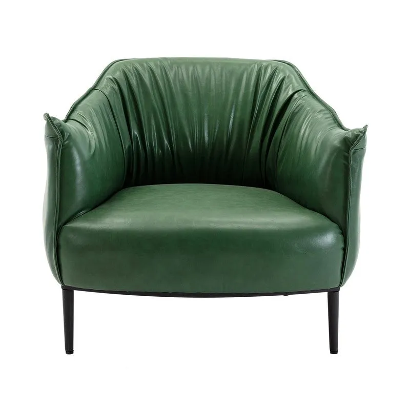 Elvora Neem Wood Accent Chair - Green media 7