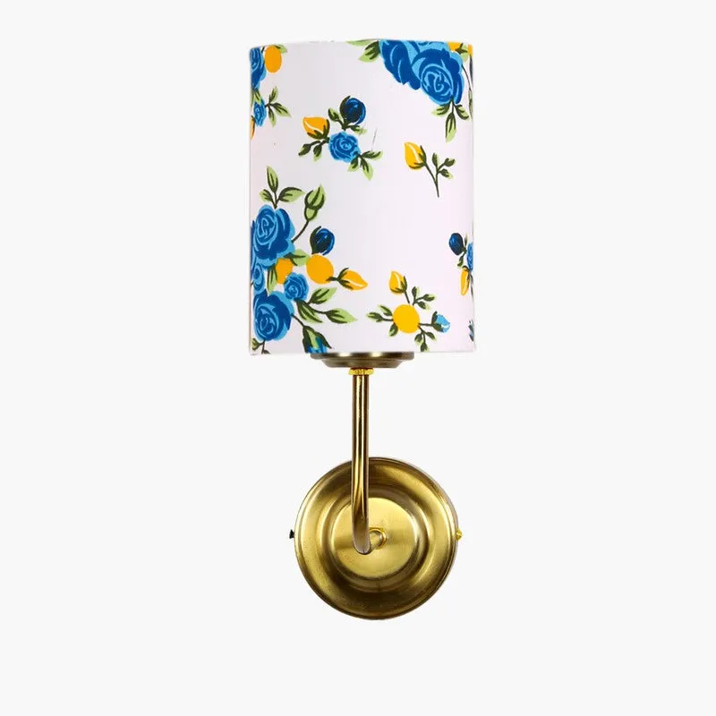 Floranira Fleur Metal Wall Lamp - White,Blue media 5