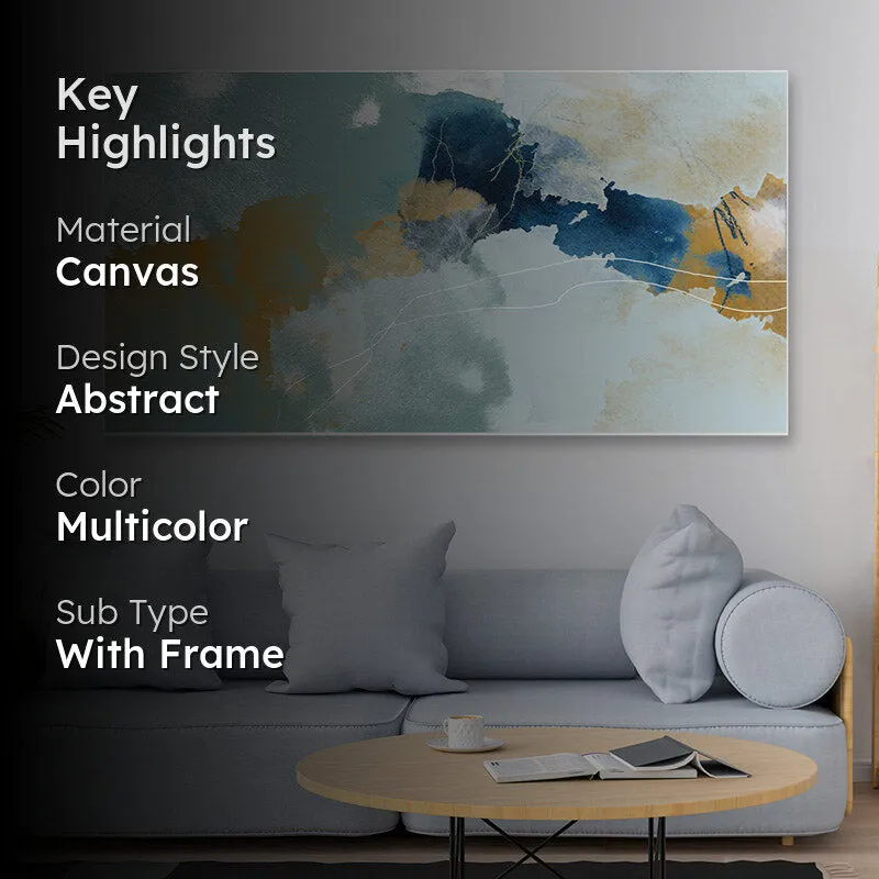 Abstract Cloud Patch Canvas Wall Painting media 2