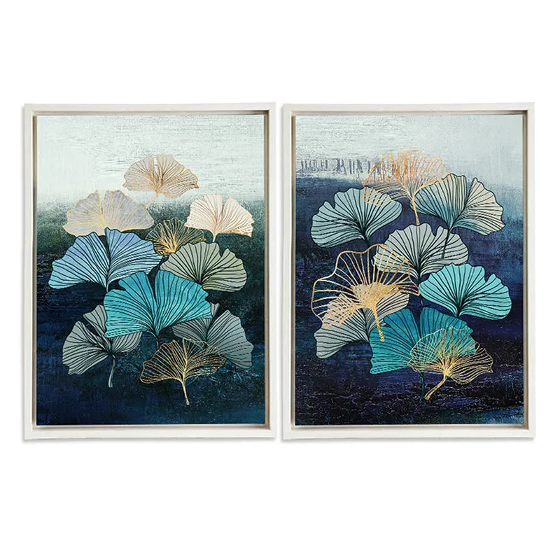 Leaf Imprints Wall Art - Set Of Two media 4