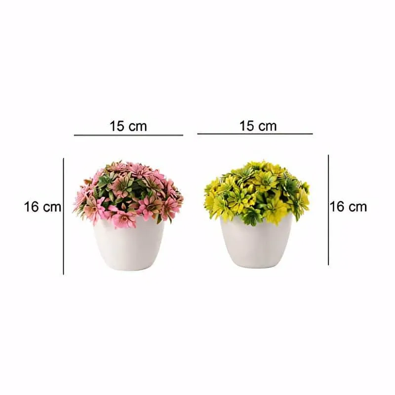 Koppa Faux Plant In Delna Pot - Set Of Two media 5