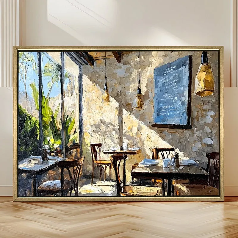 Coastal Morning Canvas Wall Painting With Frame media 4