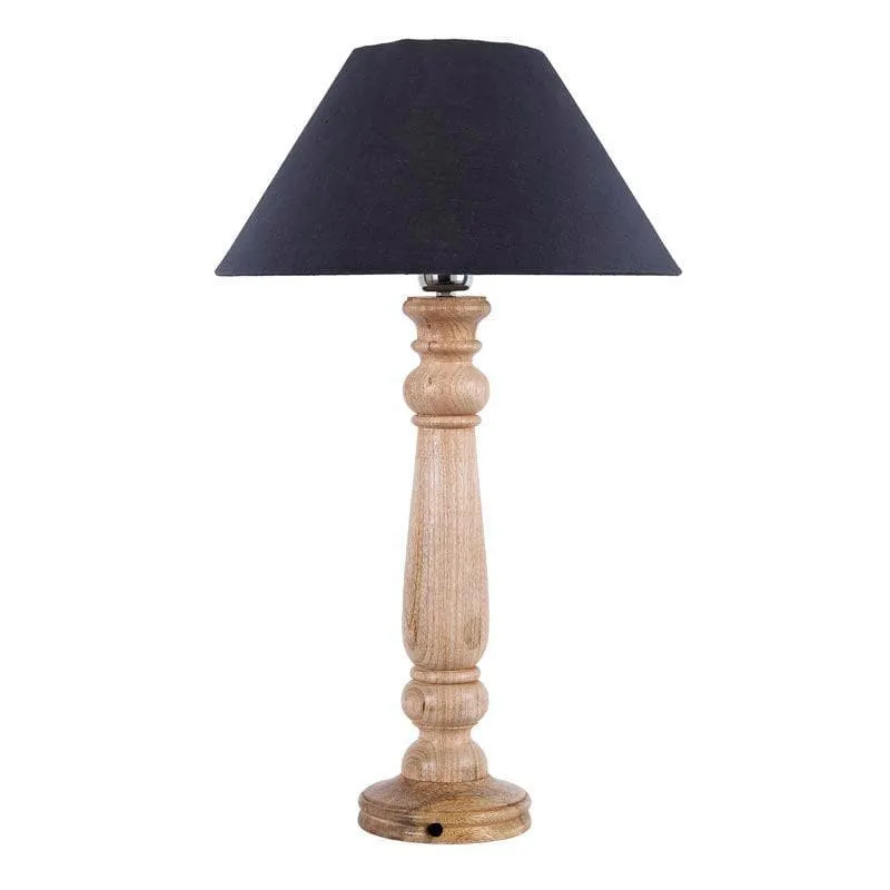 Blissful Beam Fabric Table Lamp - Brown,Black media 4