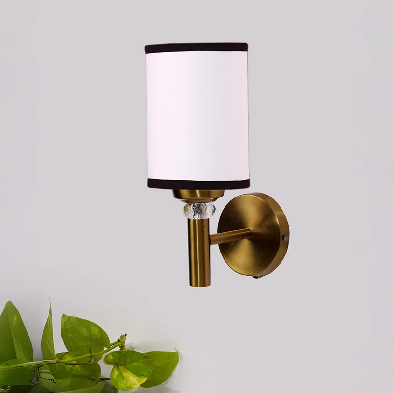 Sienna Edge Steel & Cotton Wall Lamp media 3
