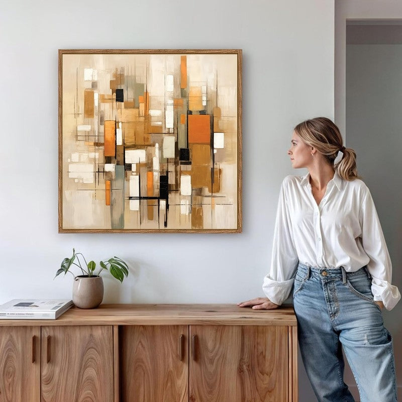 Form Fusion Canvas Wall Art With Frame media 6