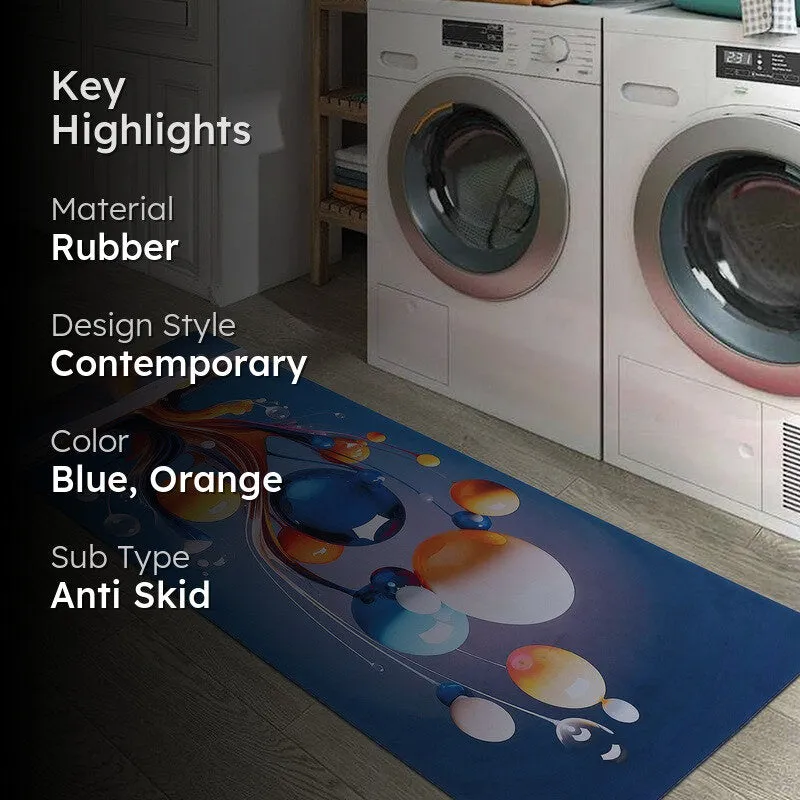 Wavevia Anti Skid Rubber Runner Rug media 2