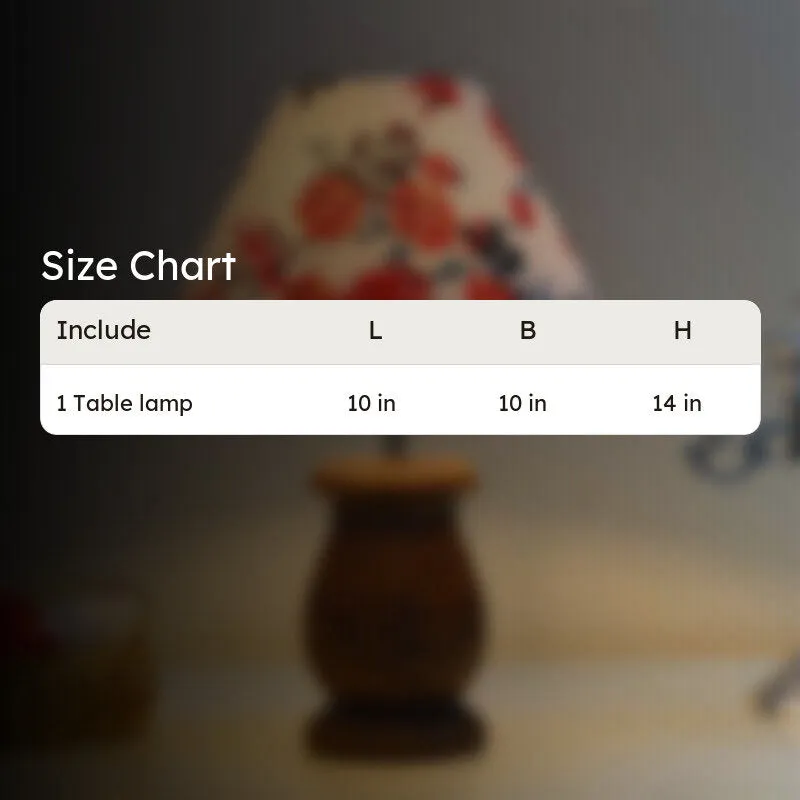 FloraRadiant Wooden Table Lamp media 6