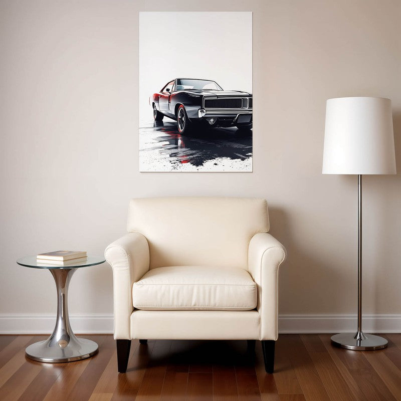 Midnight Muscle Wall Poster