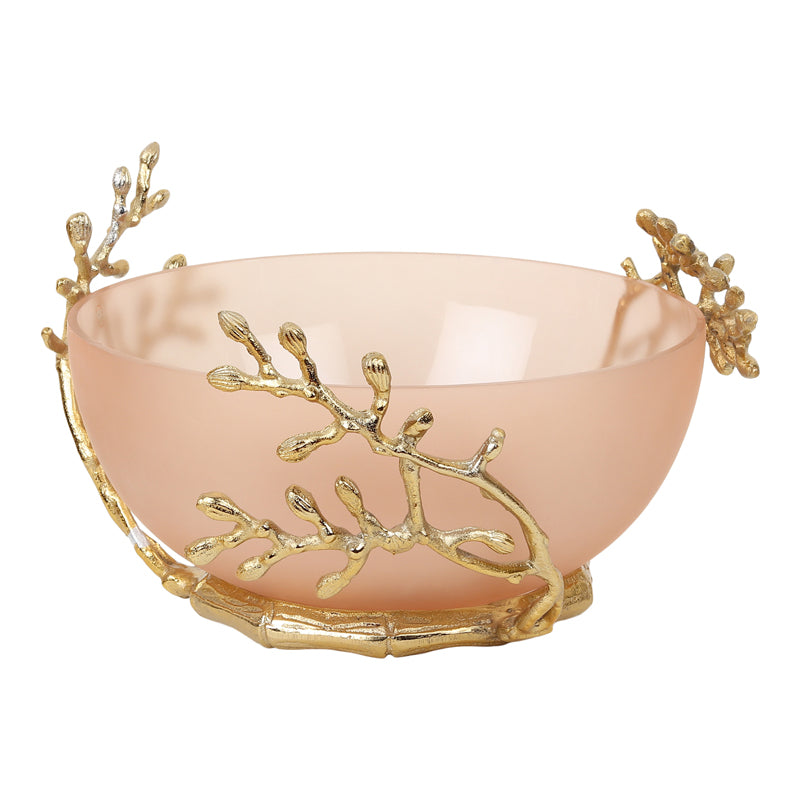 Roscoe Branched Accent Bowl - Peach media 3