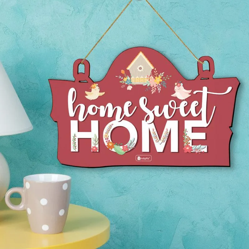 Sweetest Home Wooden Wall Accent (Red) - Two Piece Set media 4