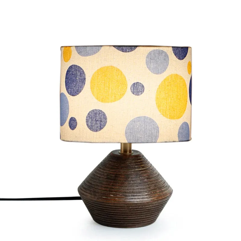 Yami Polka Wooden Table Lamp - Multicolor media 4