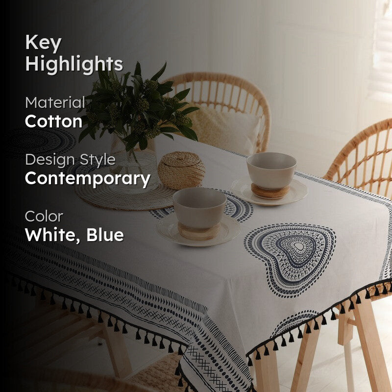 Urban Space Mandala Heart Table Cover media 2