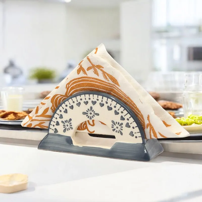 Ambar Ceramic Tissue Holder - Grey media 6