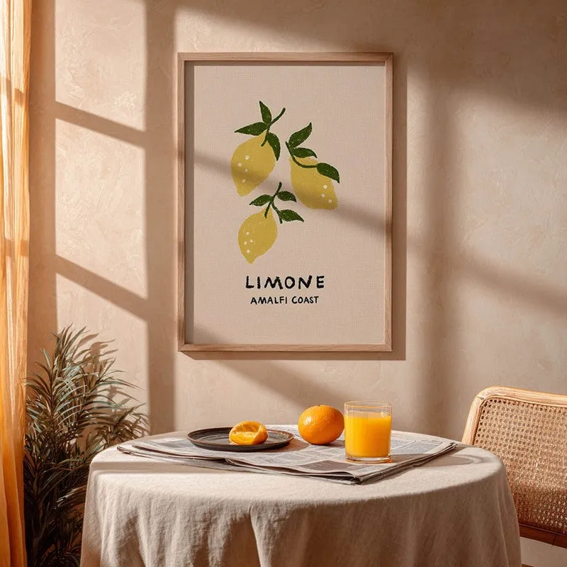 Limone Archival Canvas Wall Art - Brown media 4