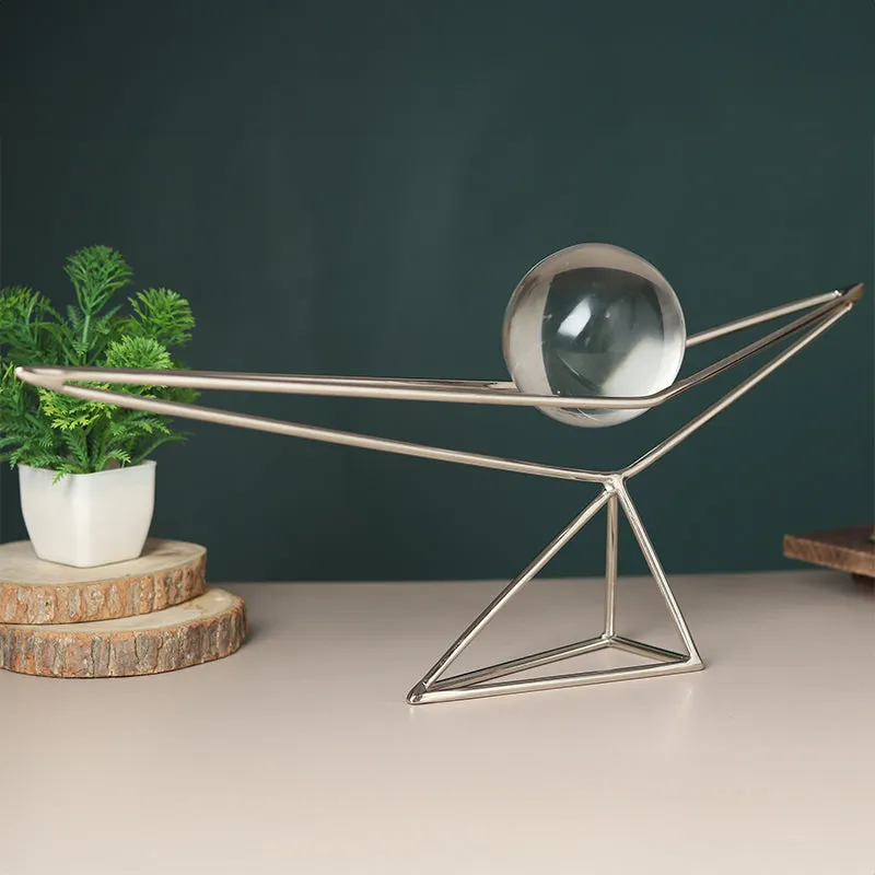 Crystal Orbus Nixo Showpiece - Golden media 1