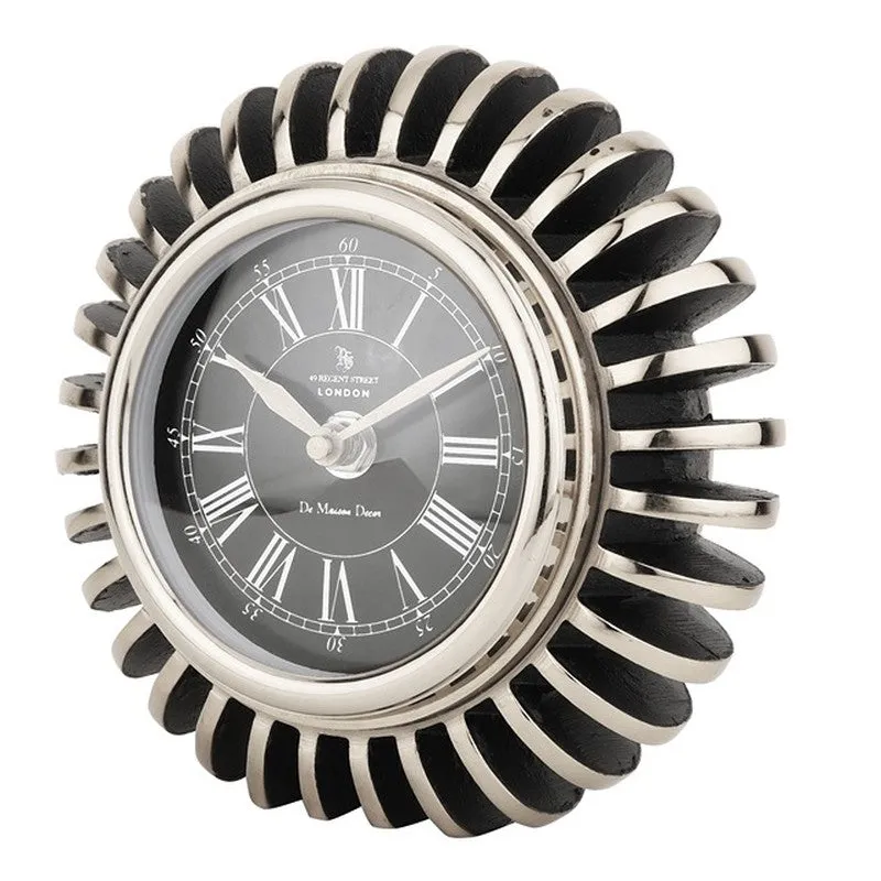 EdgeSculpt Table Clock - Silver media 3