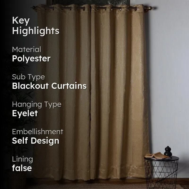 Swayam Earthy Beige Curtain media 2