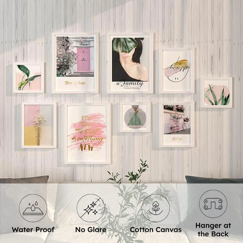 Minimalist Framed Wall Art - Set Of Nine media 5