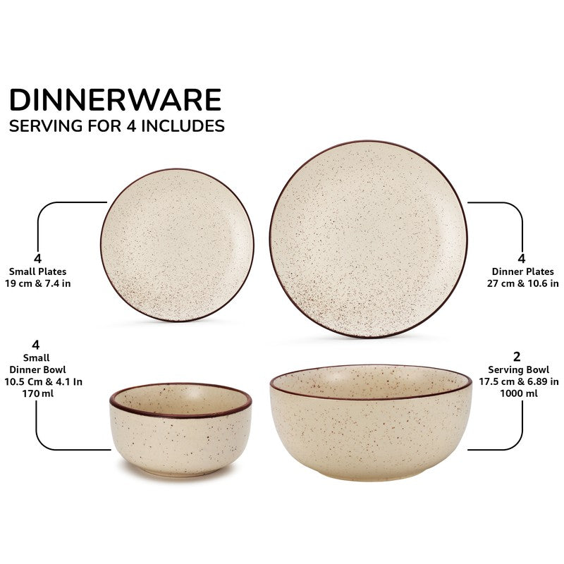 Kestha Dinnerware (Beige) - 14 Piece Set media 7