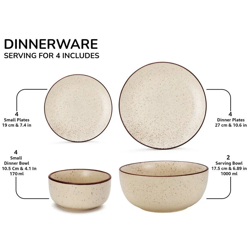 Kestha Dinnerware (Beige) - 14 Piece Set media 7