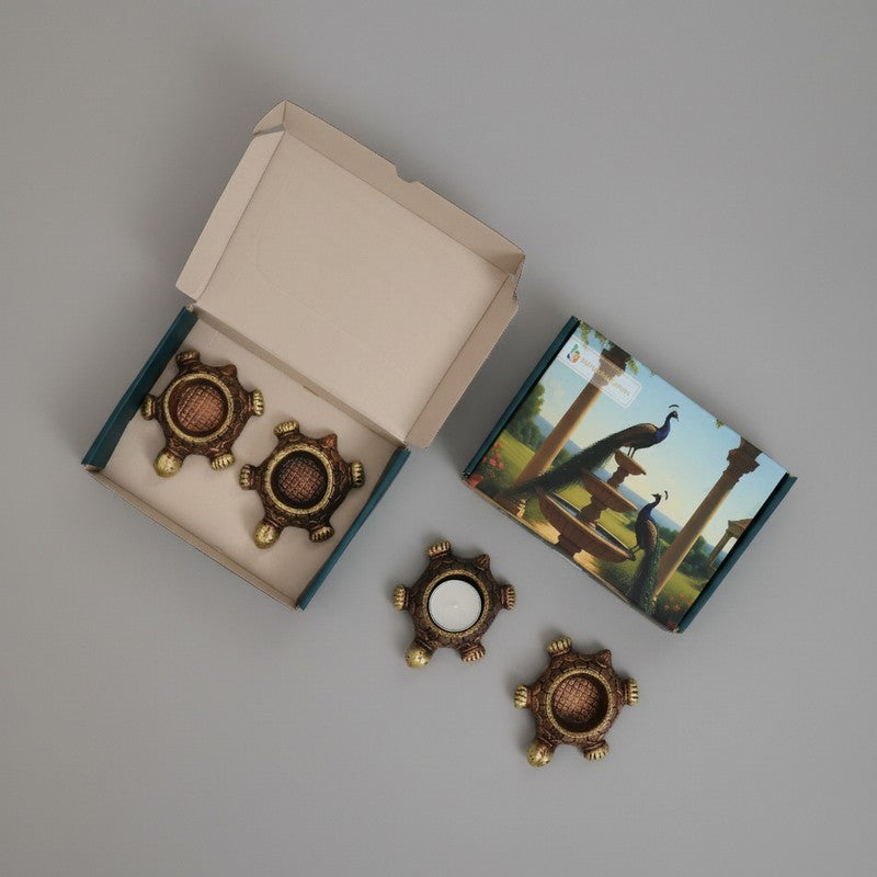 Tortoise Tea Light Holder - Set Of Four media 6
