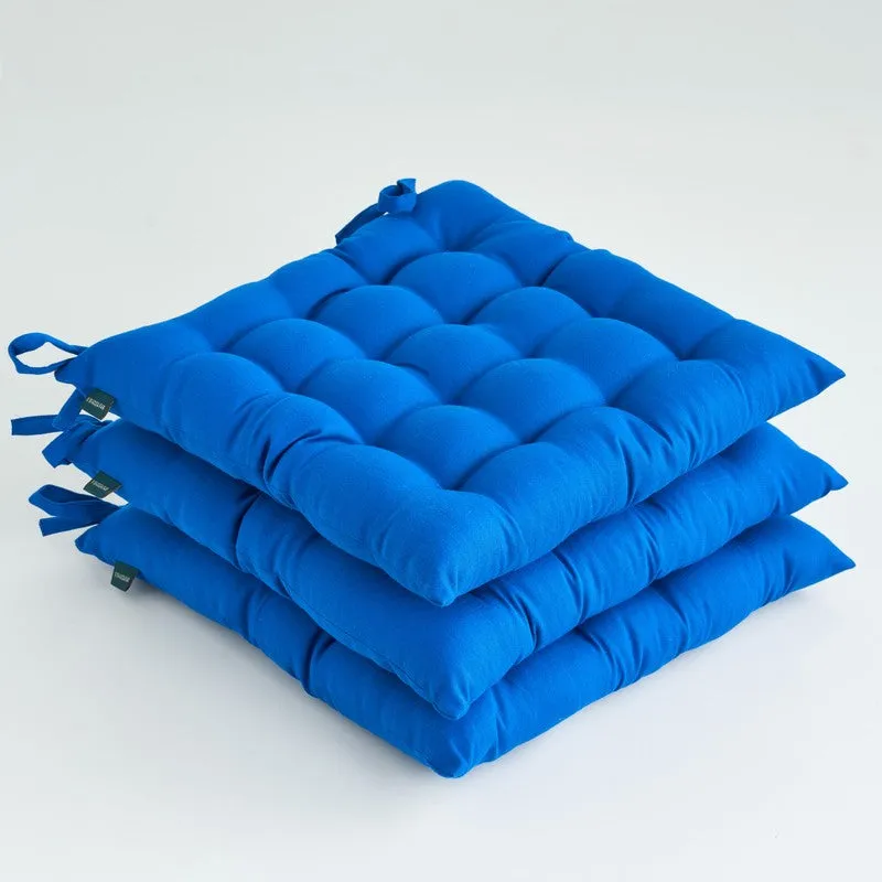 Savra Chair Pad (Blue) - Set Of Three media 2