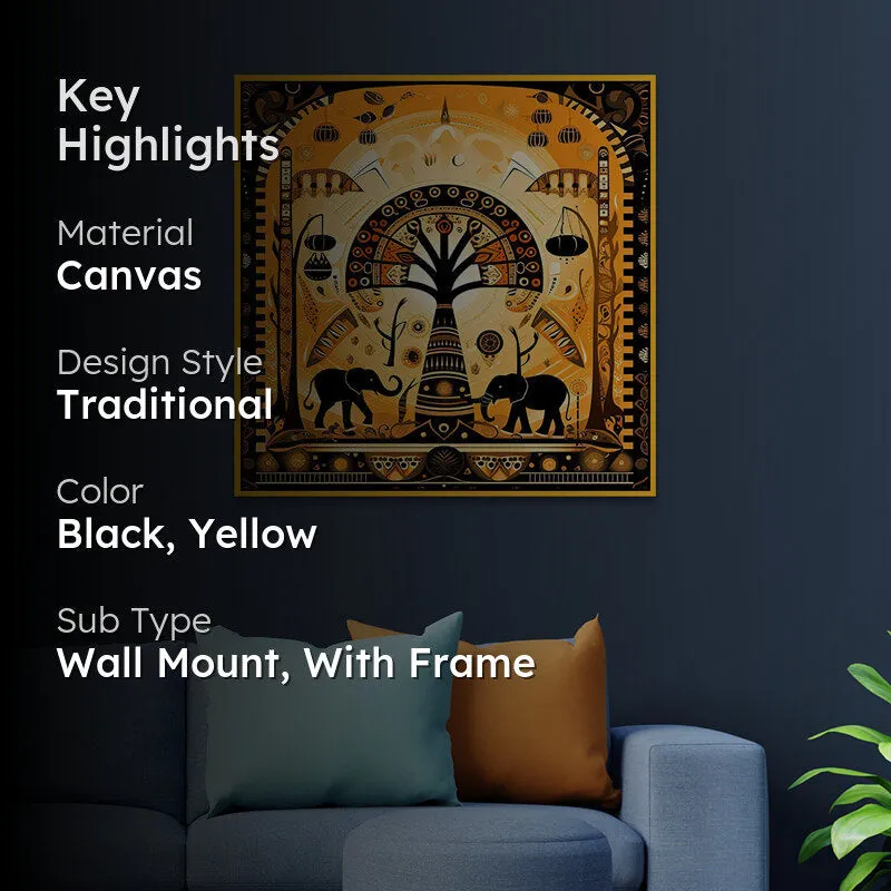 Tribe Of Hastina I Canvas Wall Art With Frame media 2