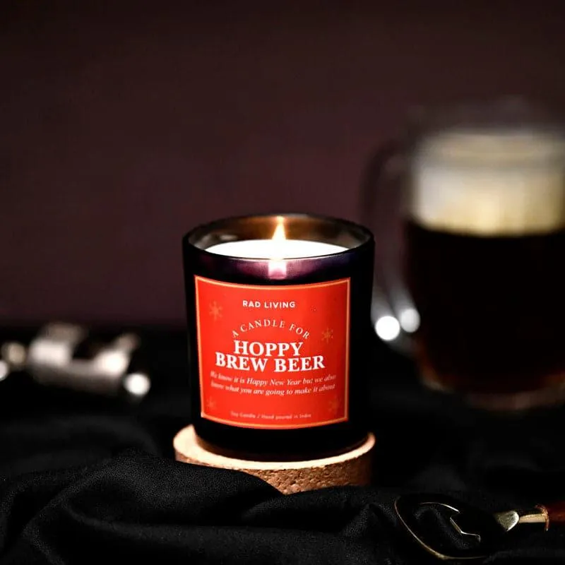 Hoppy Brew Beer - Beachwood Scented Candle media 3