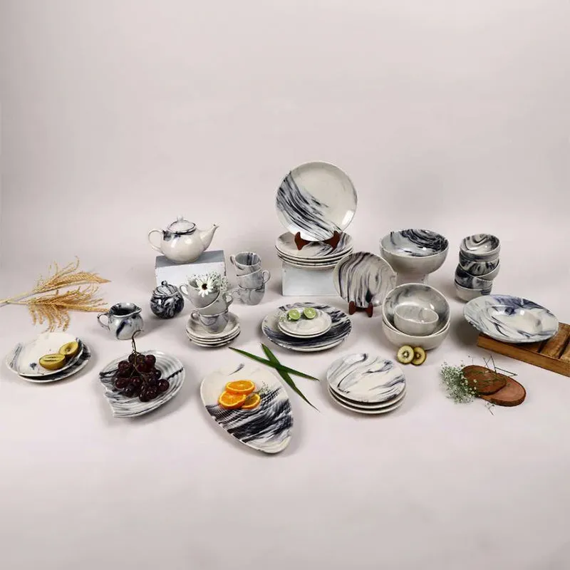 Betawi Handmade Dinner Set - 54 Piece Set media 4