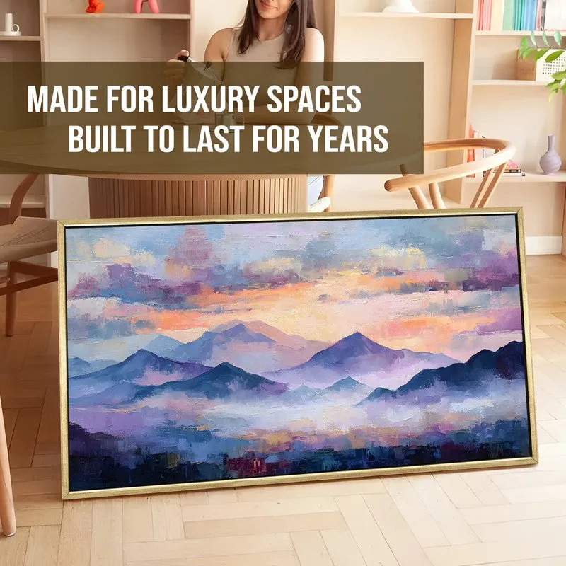 Pastel Skies Canvas Wall Painting With Frame media 5