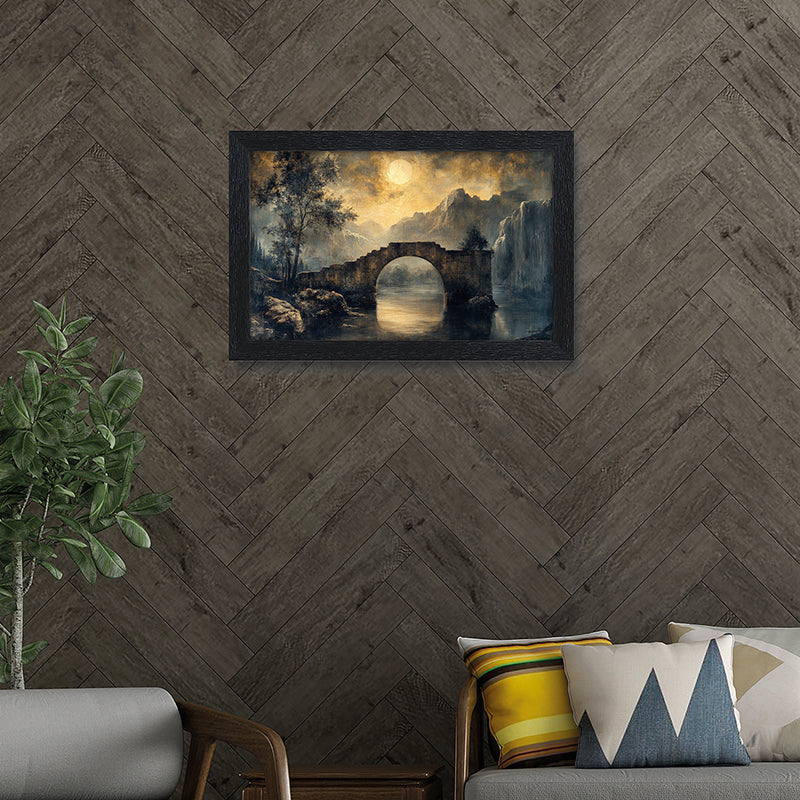Lonely Bridge Wall Painting