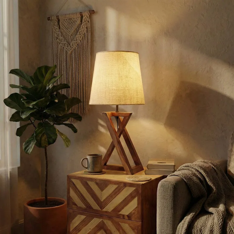 Jalora Jute Table Lamp - Brown,White media 3