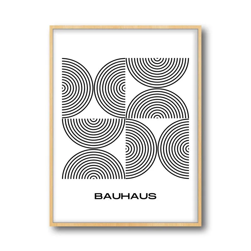Illusion Gene Archival Canvas Wall Art - Natural Brown Frame media 5