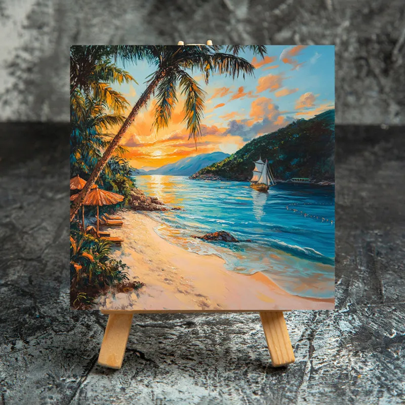 Yacht At Tropics Showpiece media 4