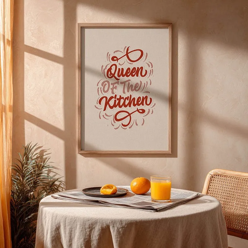 KitchenQueen Archival Canvas Wall Art - Brown media 4