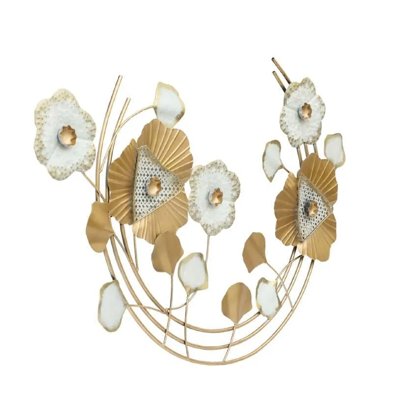 Tula Floral Metal Wall Accent media 3