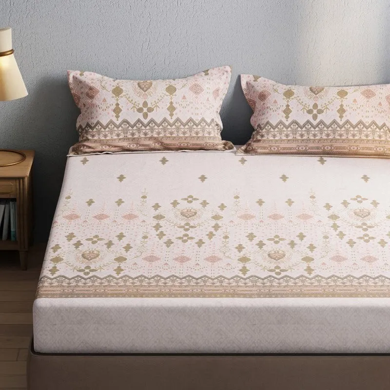 Elvric Bedsheet (Brown) - 115 GSM media 4