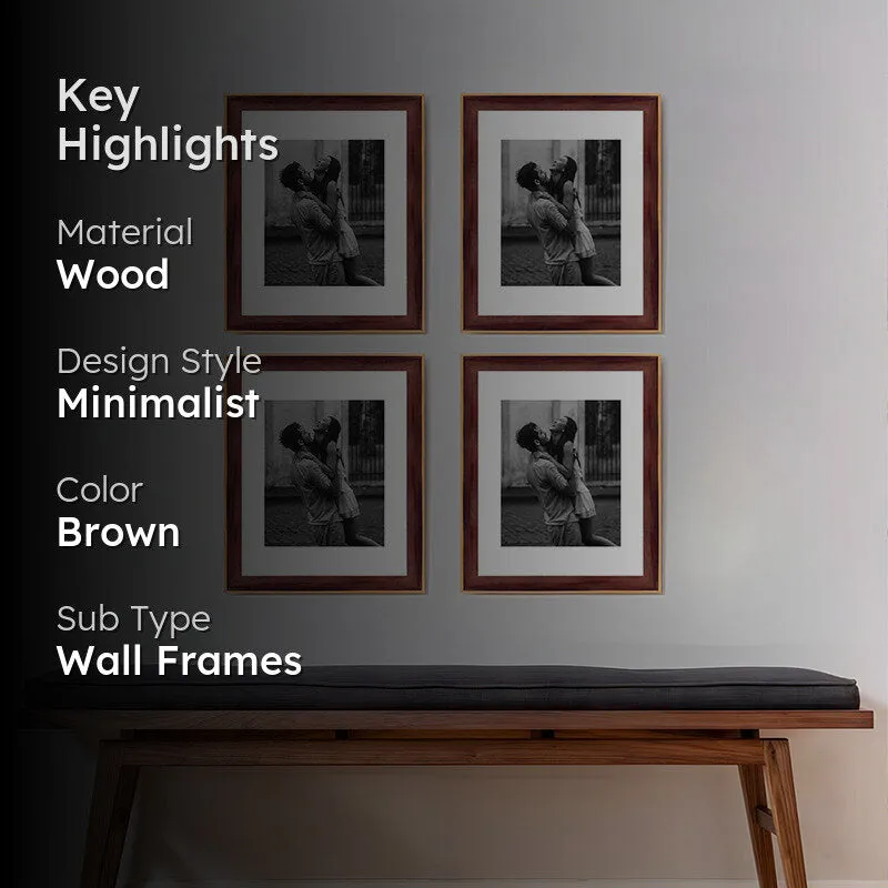 Troy Nuvo Photo Frame (Brown) - Set Of Four media 2