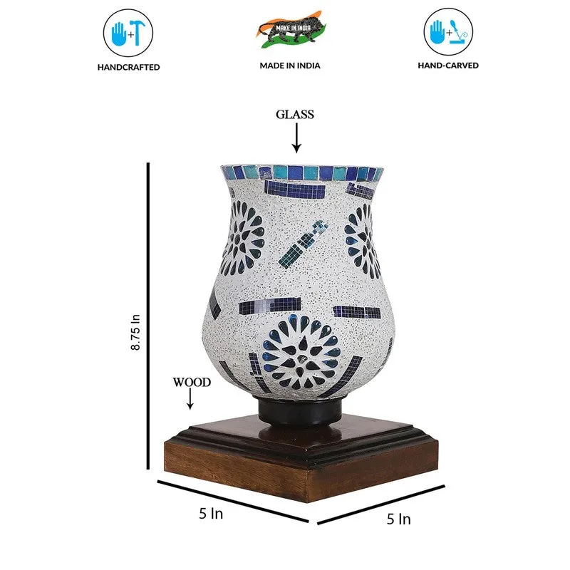 Prism Mosaic Glass Table Lamp - Multicolor media 9