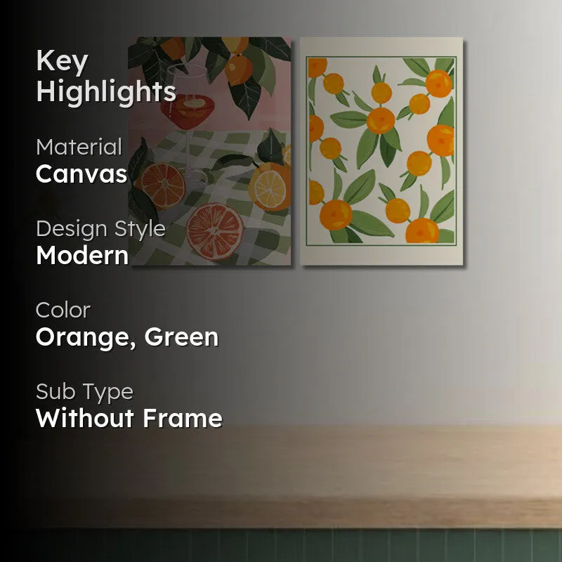 Citrus & Blooms Wall Art - Set Of Two media 2