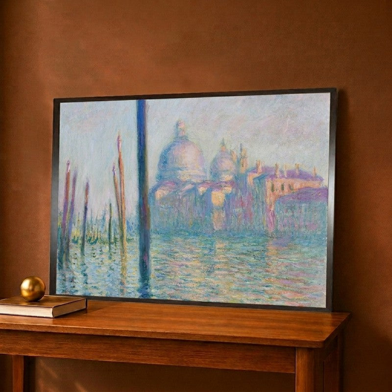 Venice, Santa Maria De La Salute Canvas Wall Painting - 12 x 9 Inches