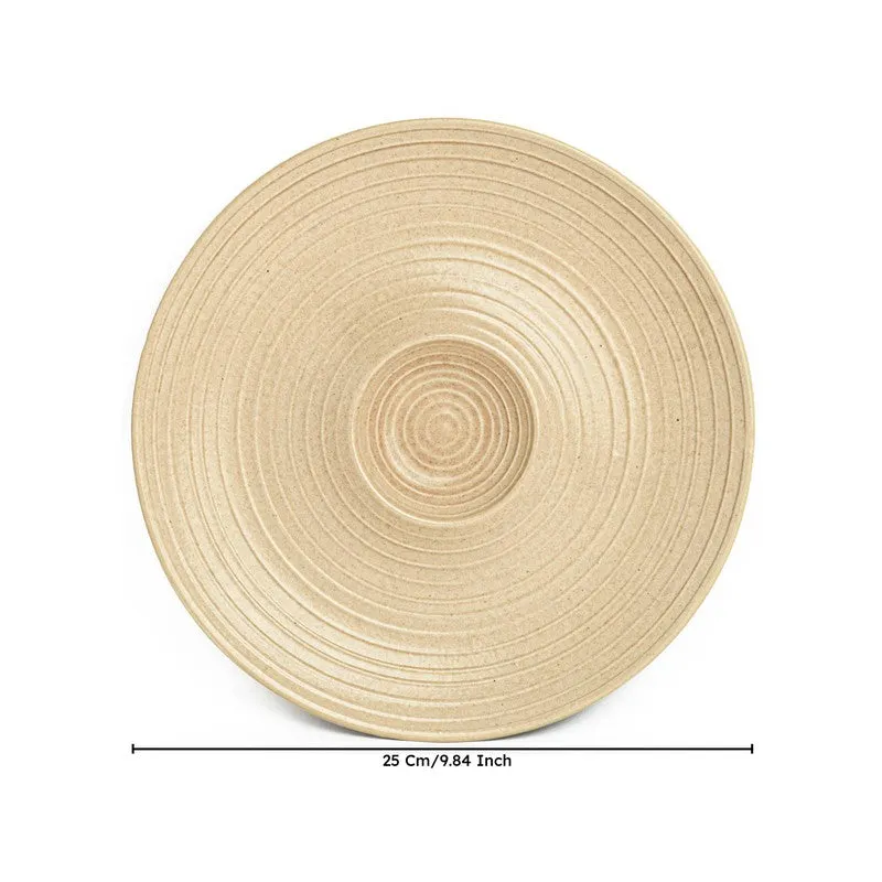 Earthen Grove Ceramic Chip n Dip Platter - Brown media 9