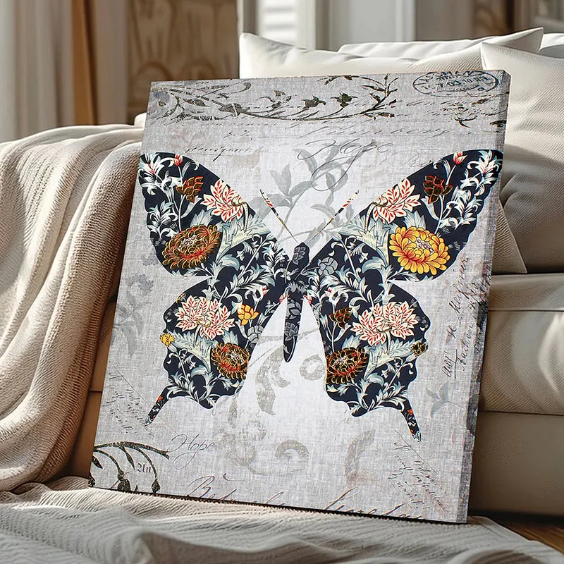 Floral Titli Canvas Wall Art media 2