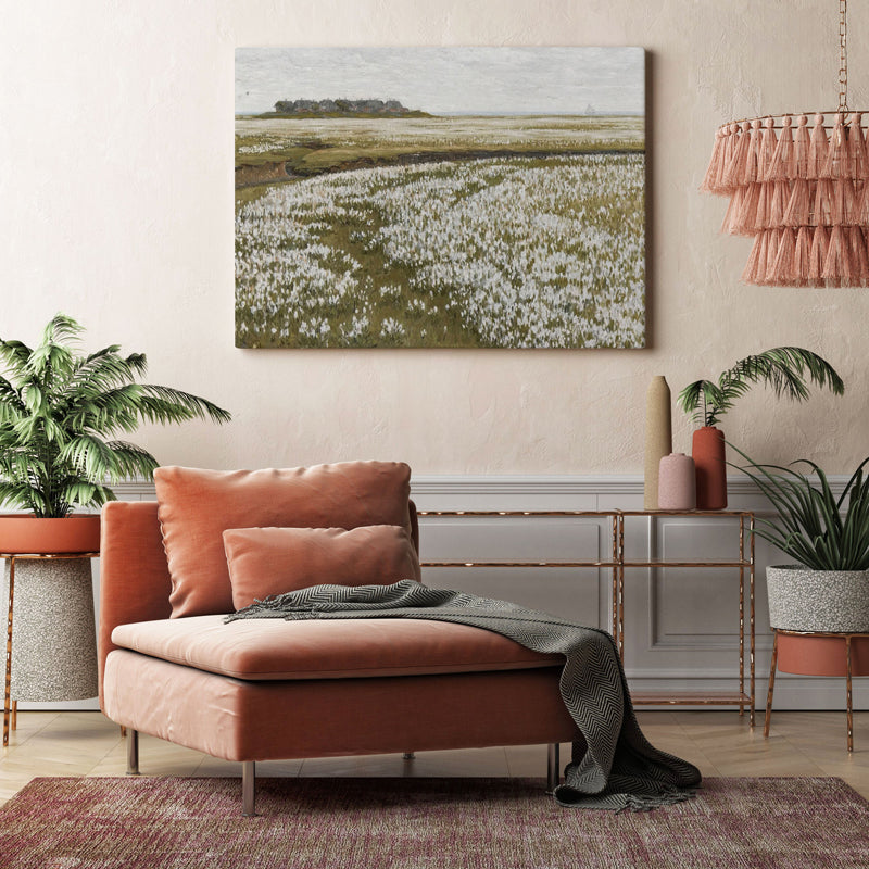 Path Of Flowers Wood Wall Art