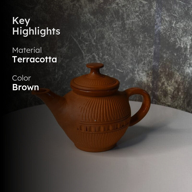 Mugha Terracotta Kettle media 2