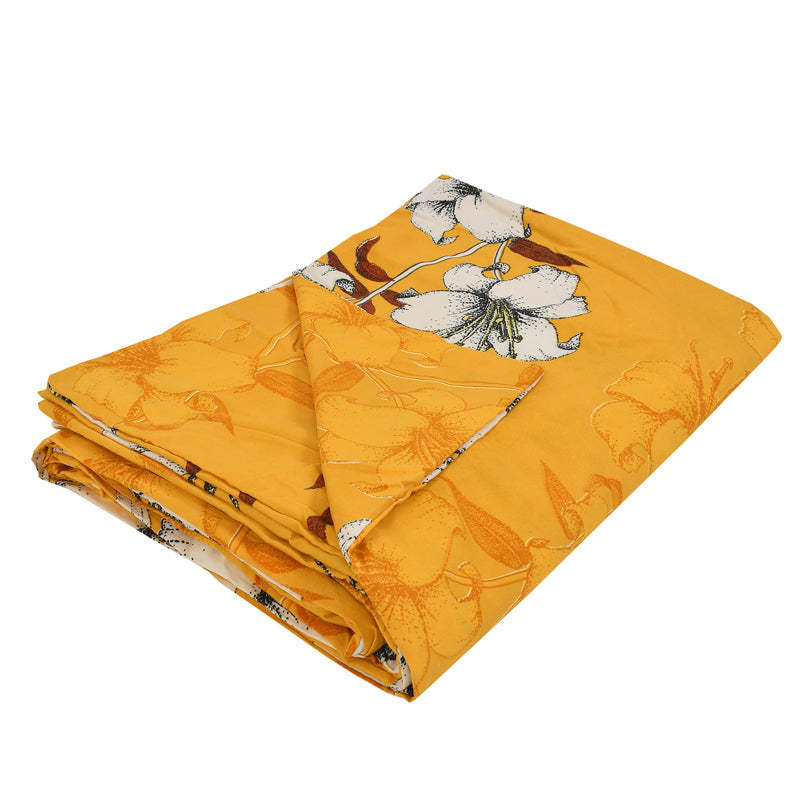 Soft Blooms Cotton Duvet Cover - 210 TC media 5