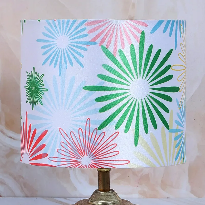Hikari Pebble Printed Mango Wood Table Lamp - Multicolor media 5