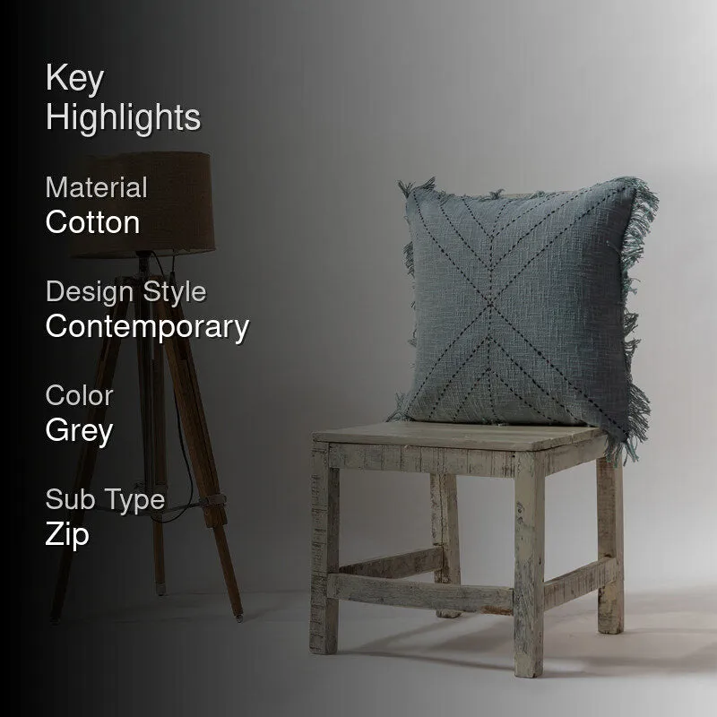 Thread Glyph II Embroidered Cushion Cover media 2
