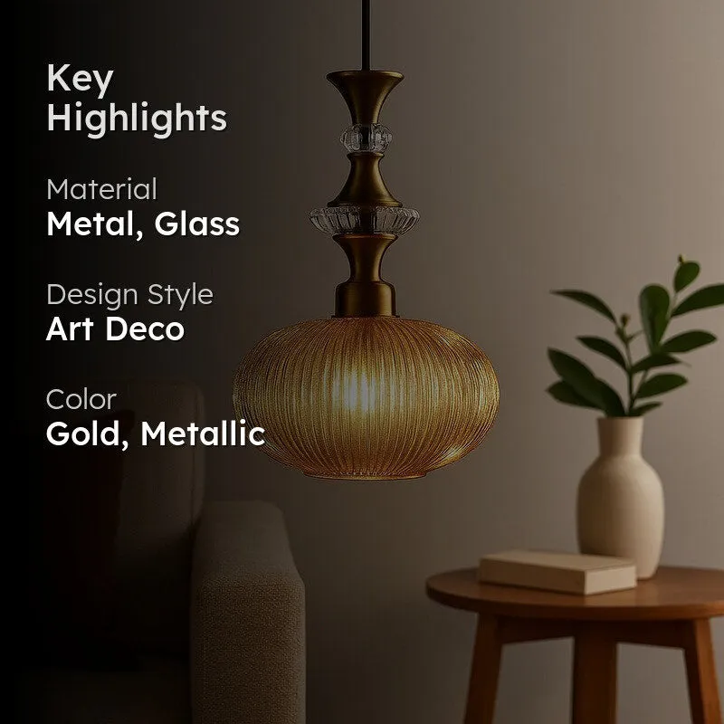 Lustre Orb Metal Ceiling Lamp media 2